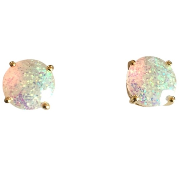 Kate Spade Opal Glitter Stud Earrings - Picture 1 of 6